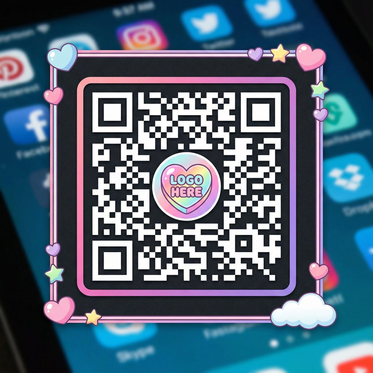 学生情侣公众号二维码